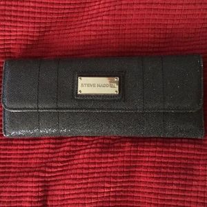 Black sparkly Steve Madden wallet